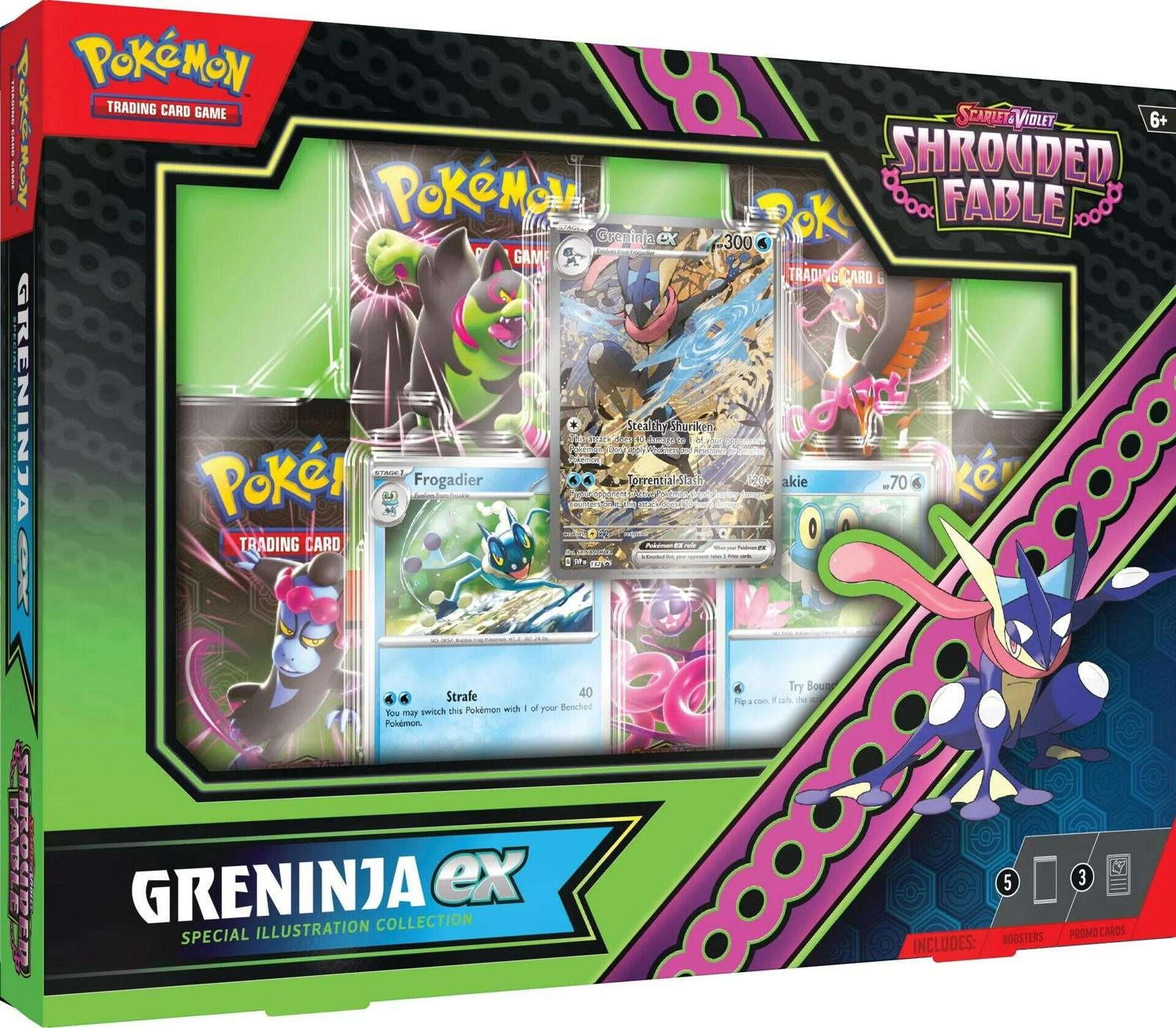 Greninja ex Special Illustration Collection from Shrouded Fable Pokémon card set